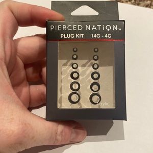 14g-4g Acrylic Plugs NEVER OPENED